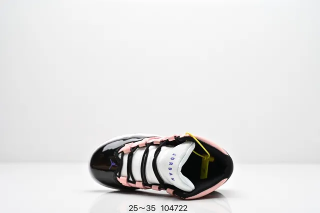 Air Jordan ब्लैक येलो हाई-टॉप पेटेंट लेदर एक्सेंट्स बास्केटबॉल जूते 9