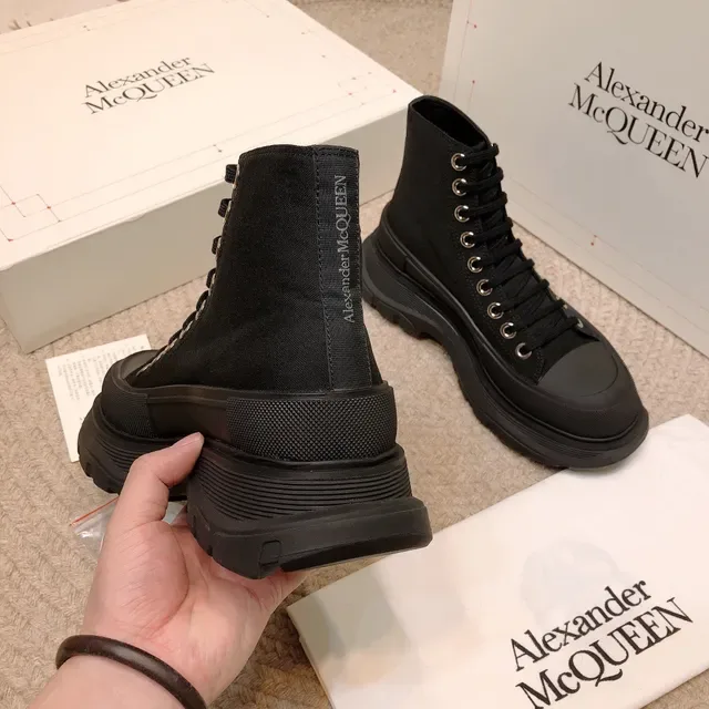 Alexander McQueen Oversized Sneaker Black Lifestyle Sneakers 2