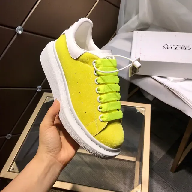 Alexander McQueen Oversized Sneaker Neon Yellow Lifestyle Sneakers 2