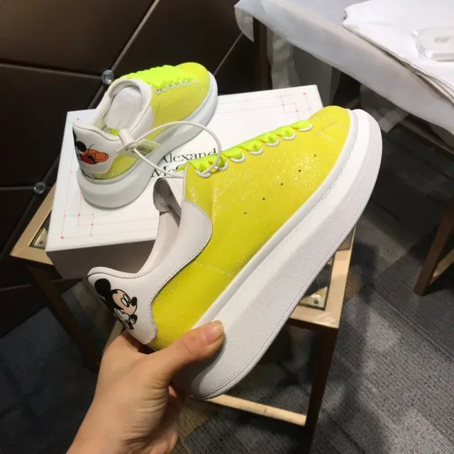 Alexander McQueen Oversized Sneaker Neon Yellow Lifestyle Sneakers 5