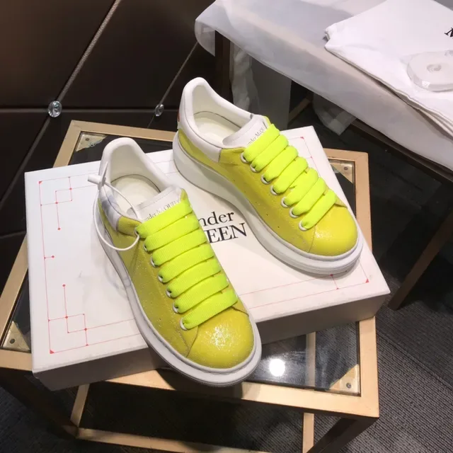 Alexander McQueen Oversized Sneaker Neon Yellow Lifestyle Sneakers 7