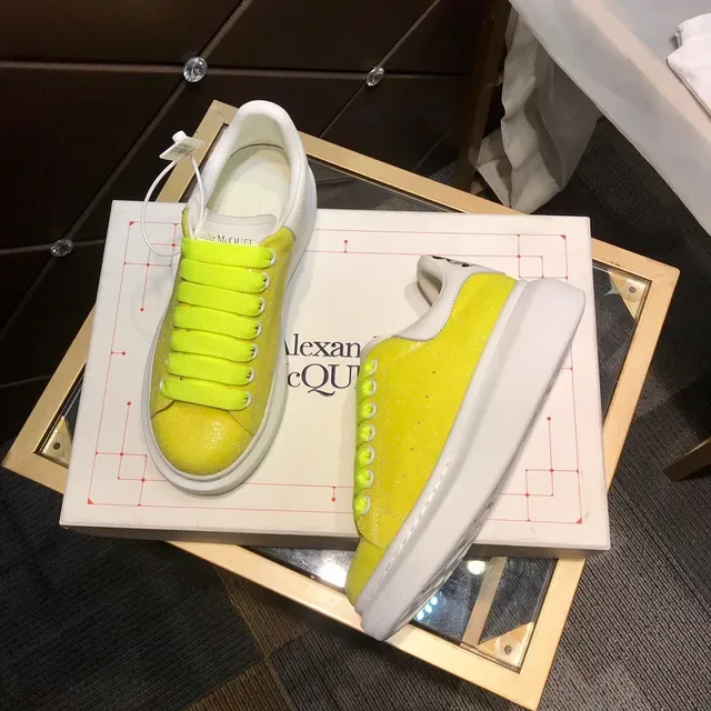 Alexander McQueen Oversized Sneaker Neon Yellow Lifestyle Sneakers 8