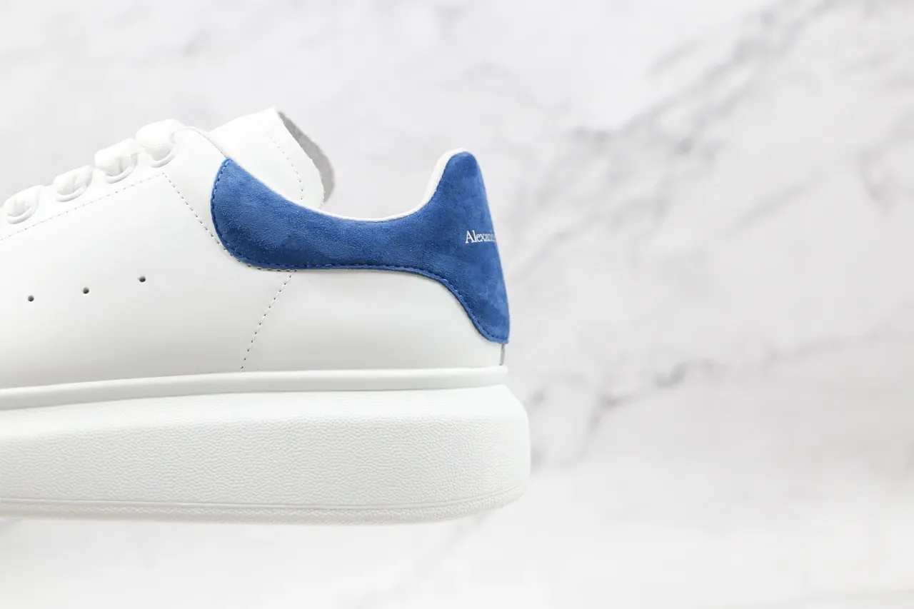 Alexander McQueen Oversized Sneaker White and Blue Lifestyle Sneakers 6