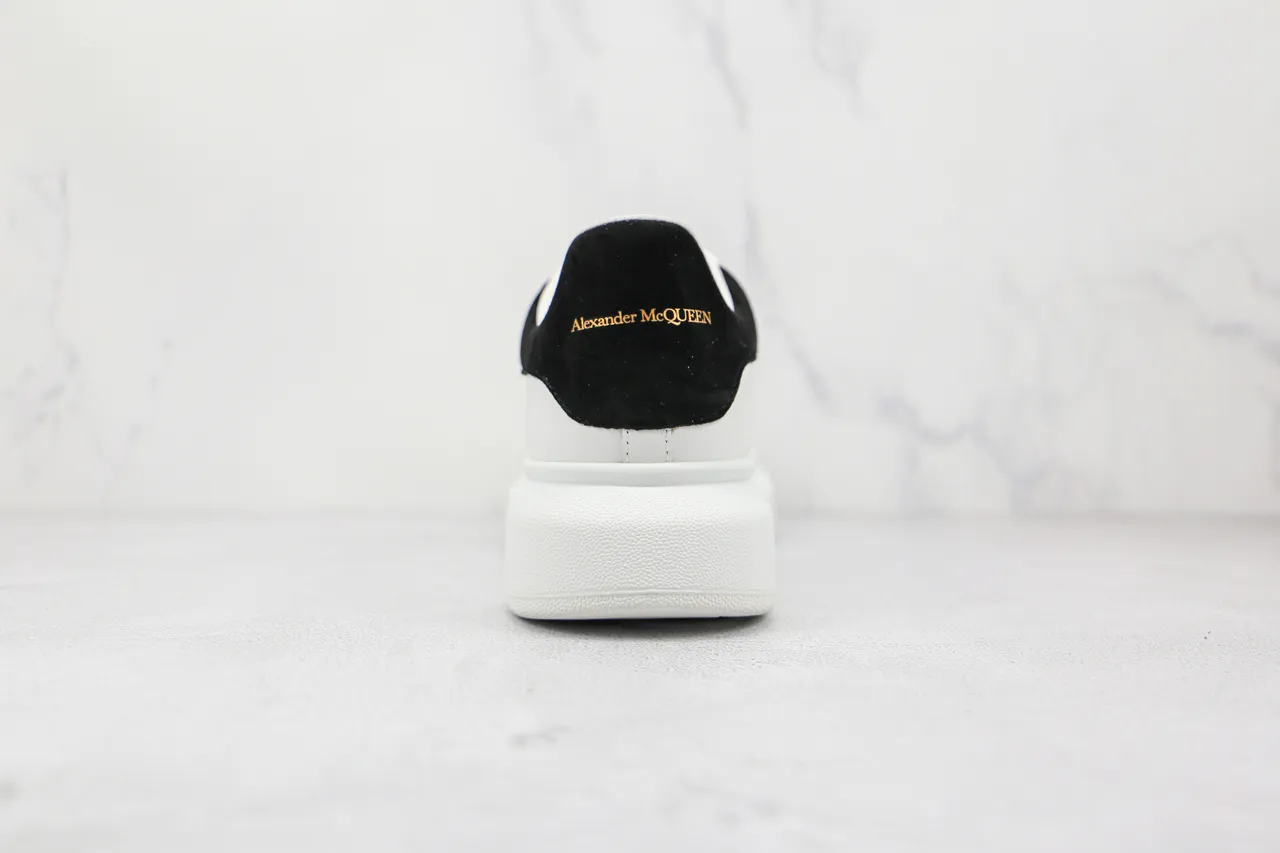 Alexander McQueen Oversized Sneaker White Black Lifestyle Sneakers 2