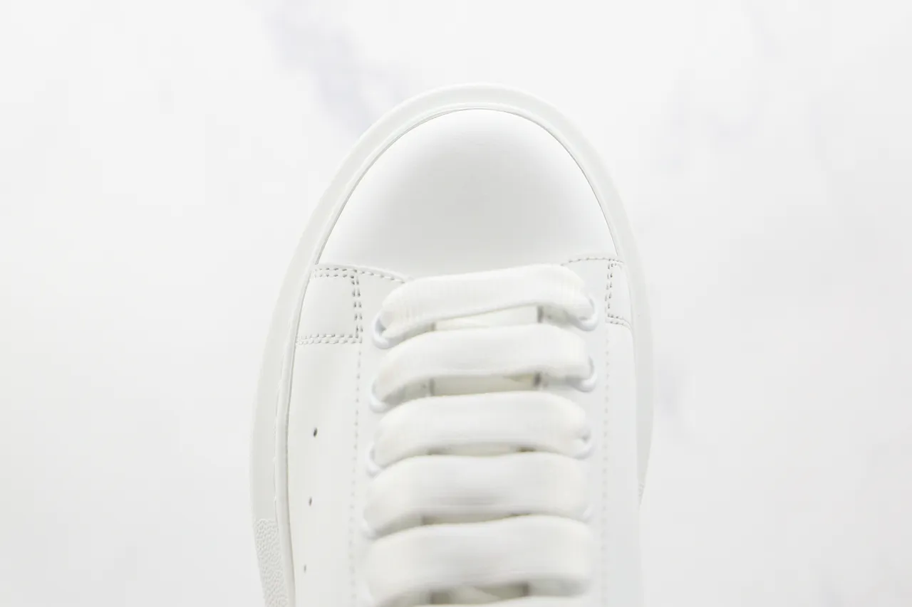 Alexander McQueen Oversized Sneaker White Black Lifestyle Sneakers 5