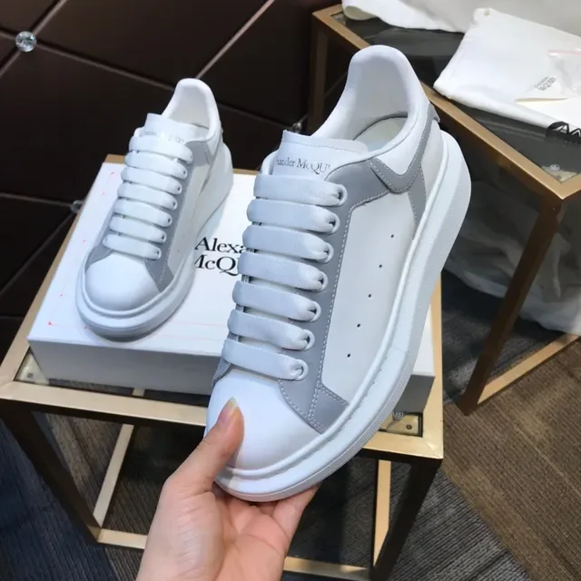 Alexander McQueen Oversized Sneaker White Yellow Platform Sole Paneled Upper Lifestyle Sneakers 3