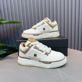 Amiri MA Court Off-White এবং Tan জীবনধারা স্নিকার