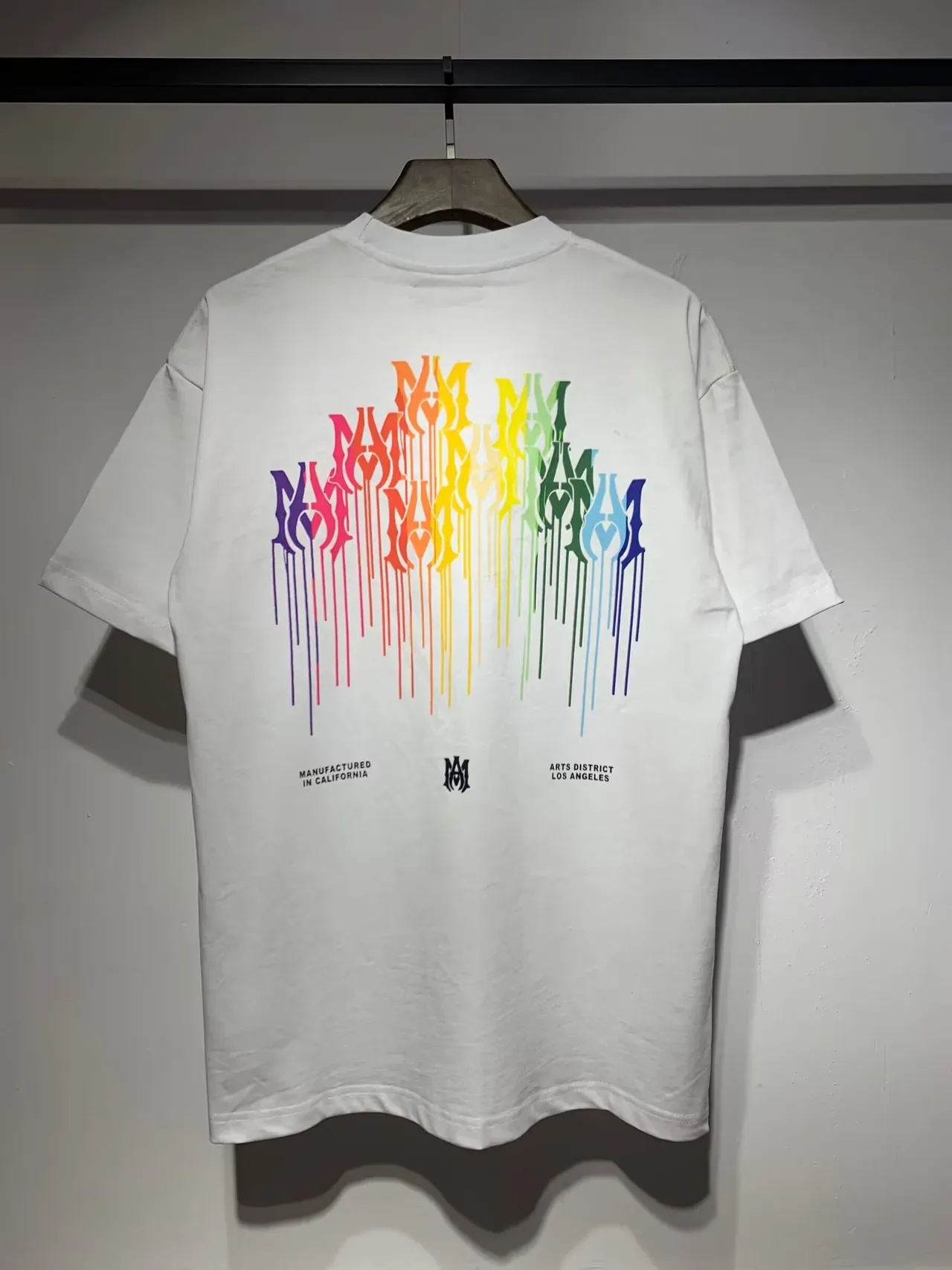 تيشيرت Amiri جرافيك بشعار Rainbow Drip 3