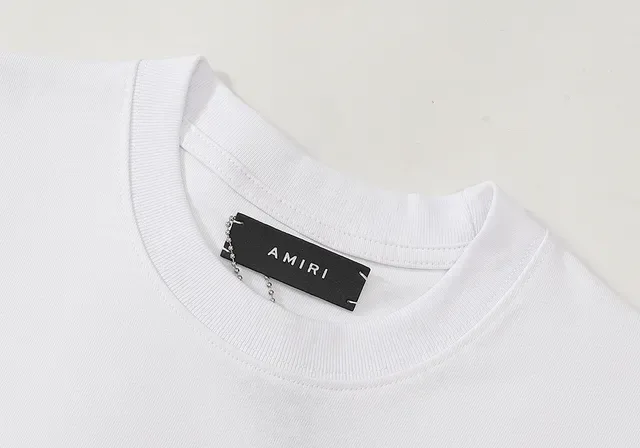 تيشيرت Amiri جرافيك بشعار Rainbow Drip 9
