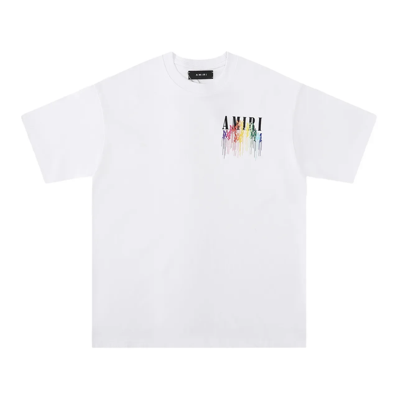 تيشيرت Amiri جرافيك بشعار Rainbow Drip 10