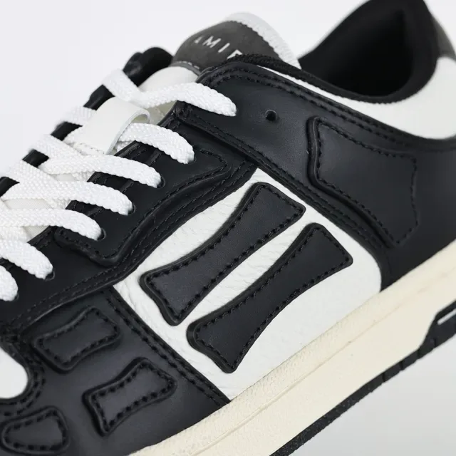 Amiri Skel Top Low Black and White Lifestyle Sneakers 6