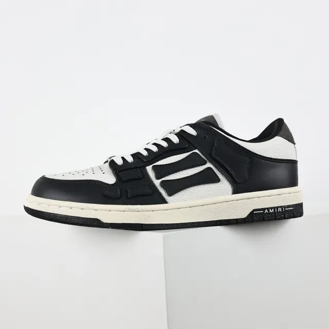 Amiri Skel Top Low Black and White Lifestyle Sneakers 9