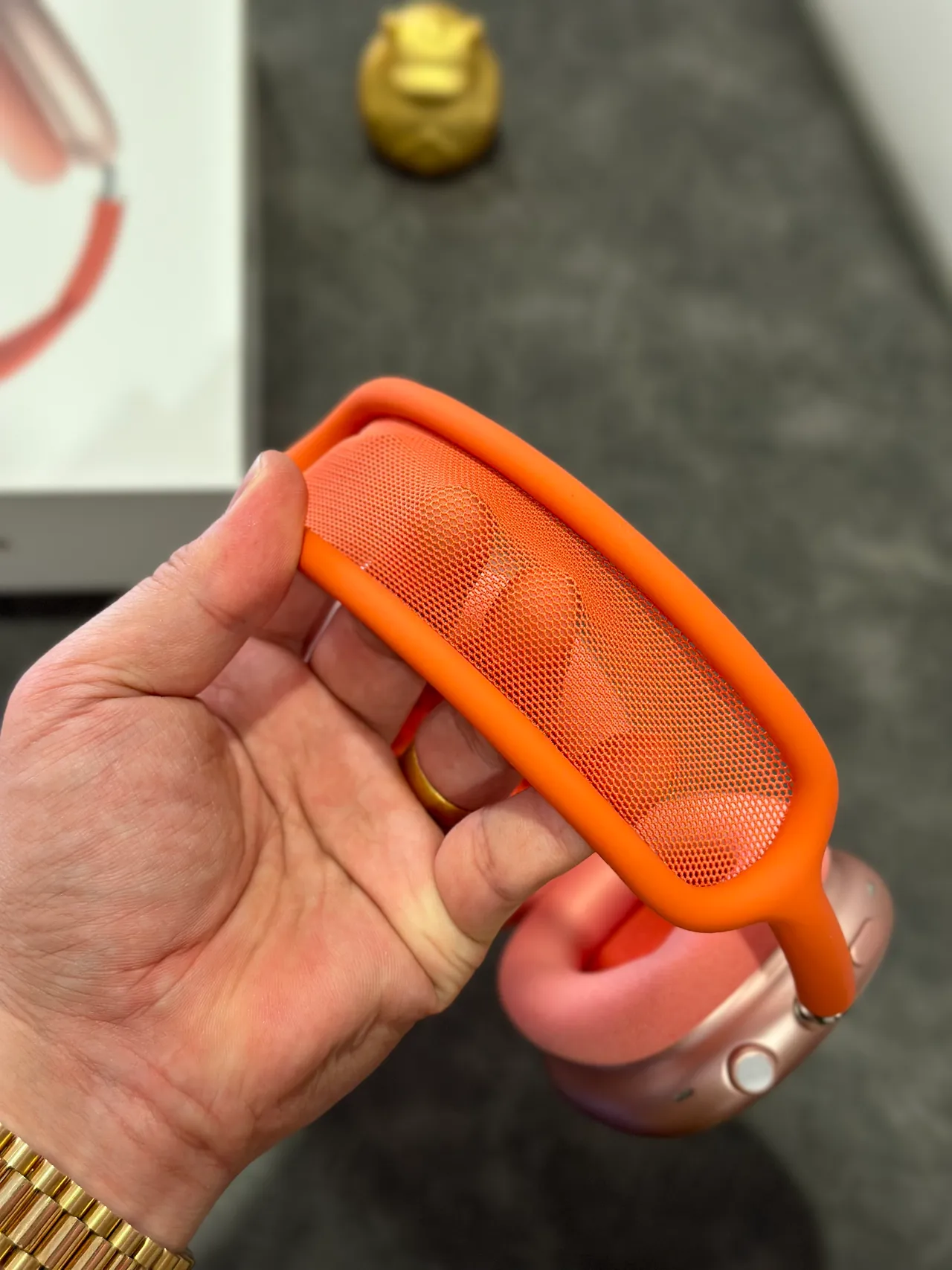 Apple AirPods Max Orange Fones supra-auriculares 4