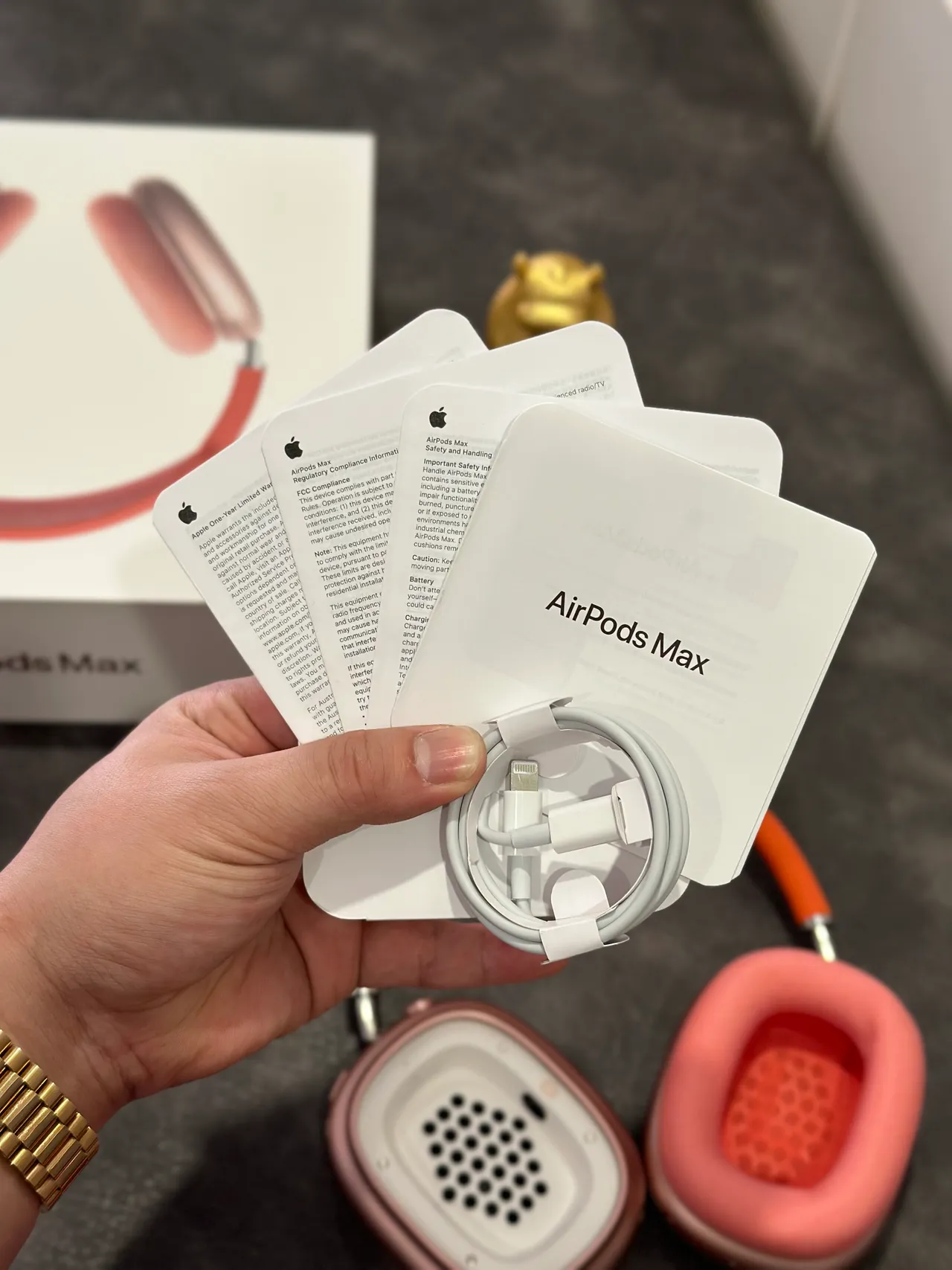 Apple AirPods Max Orange Fones supra-auriculares 8