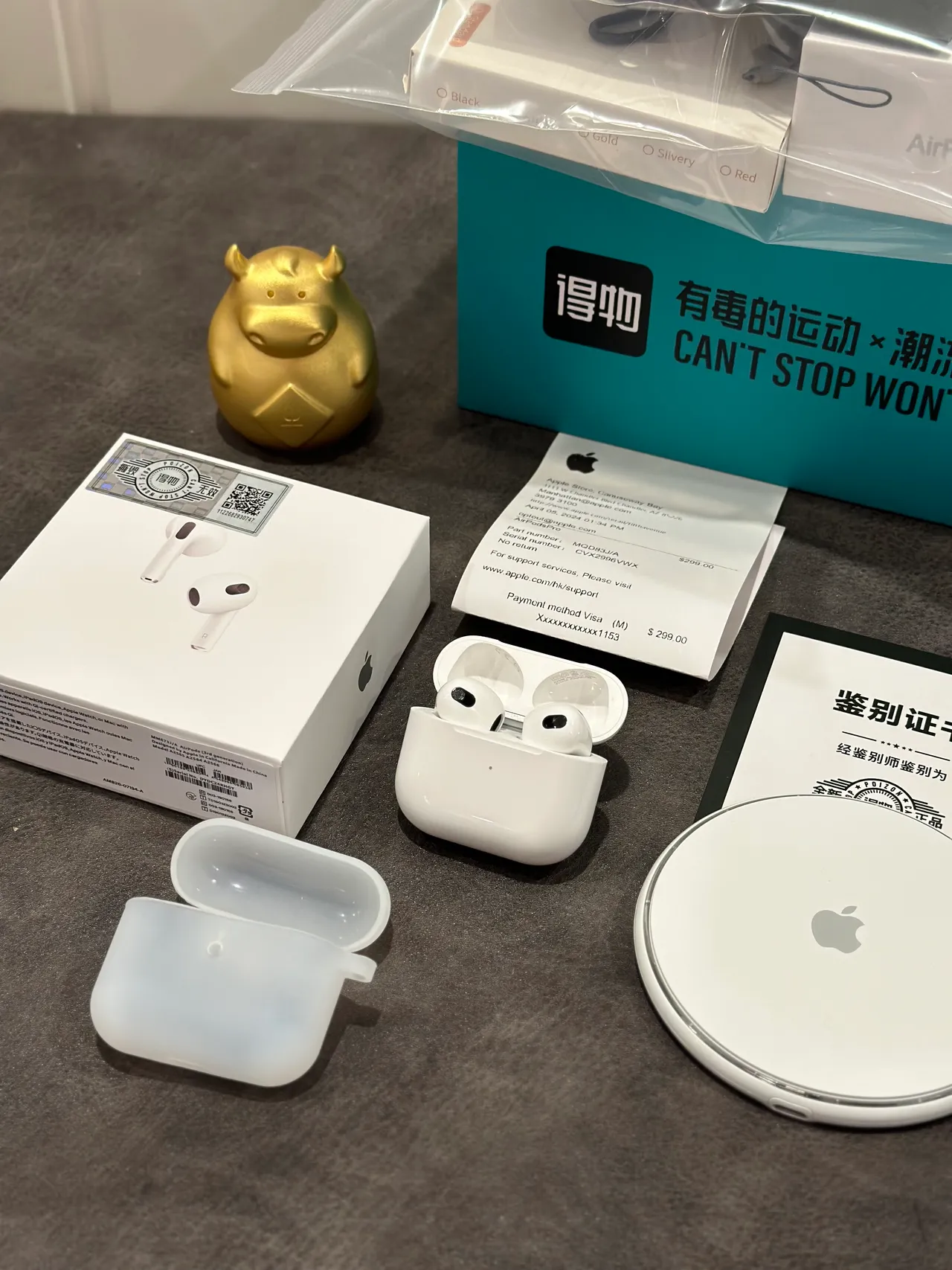 Apple AirPods সাদা কালো স্টেমহীন ডিজাইন উজ্জ্বল ফিনিশ TWS ইয়ারবাডস 6