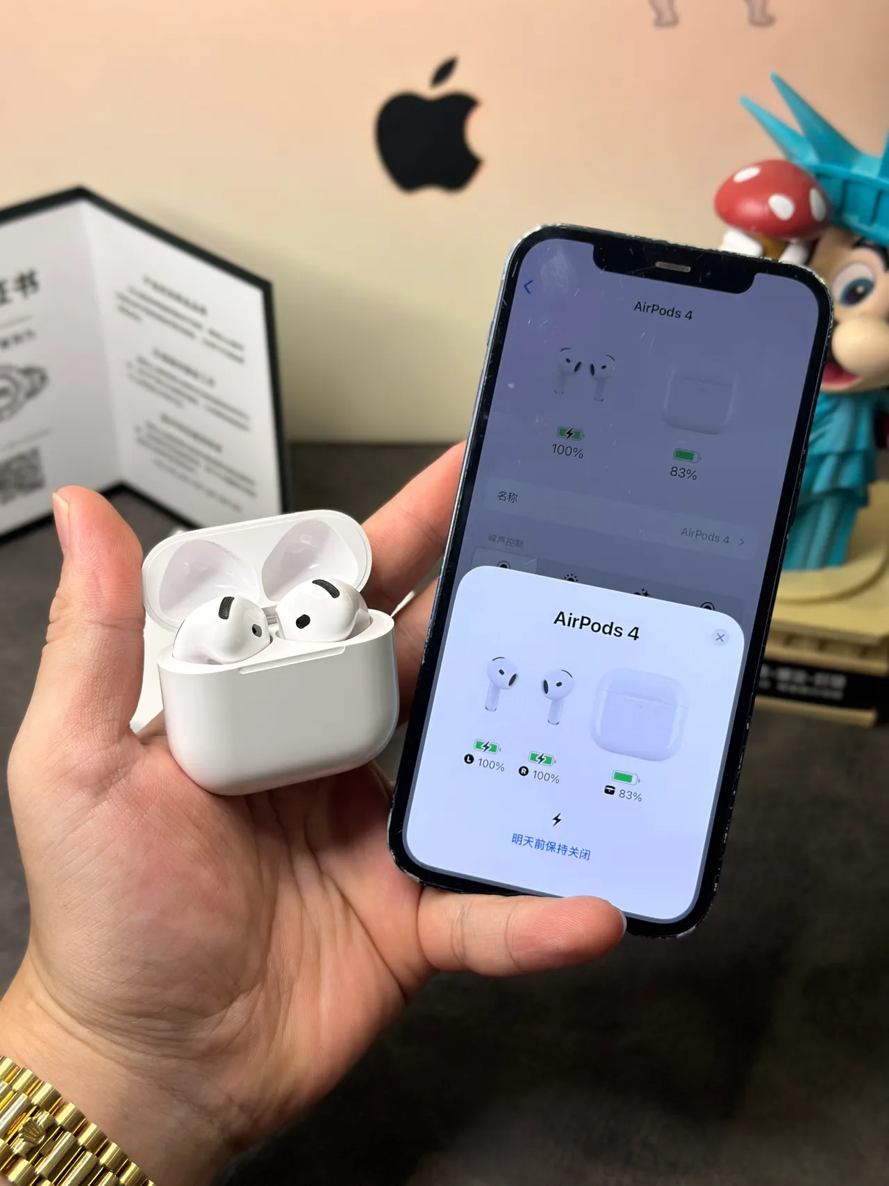 Apple AirPods White Stem-Style Matte Finish TWS Earbuds 10