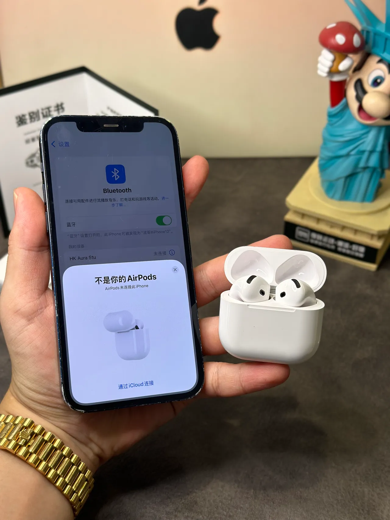 Apple AirPods White Stem-Style Matte Finish TWS Earbuds 13