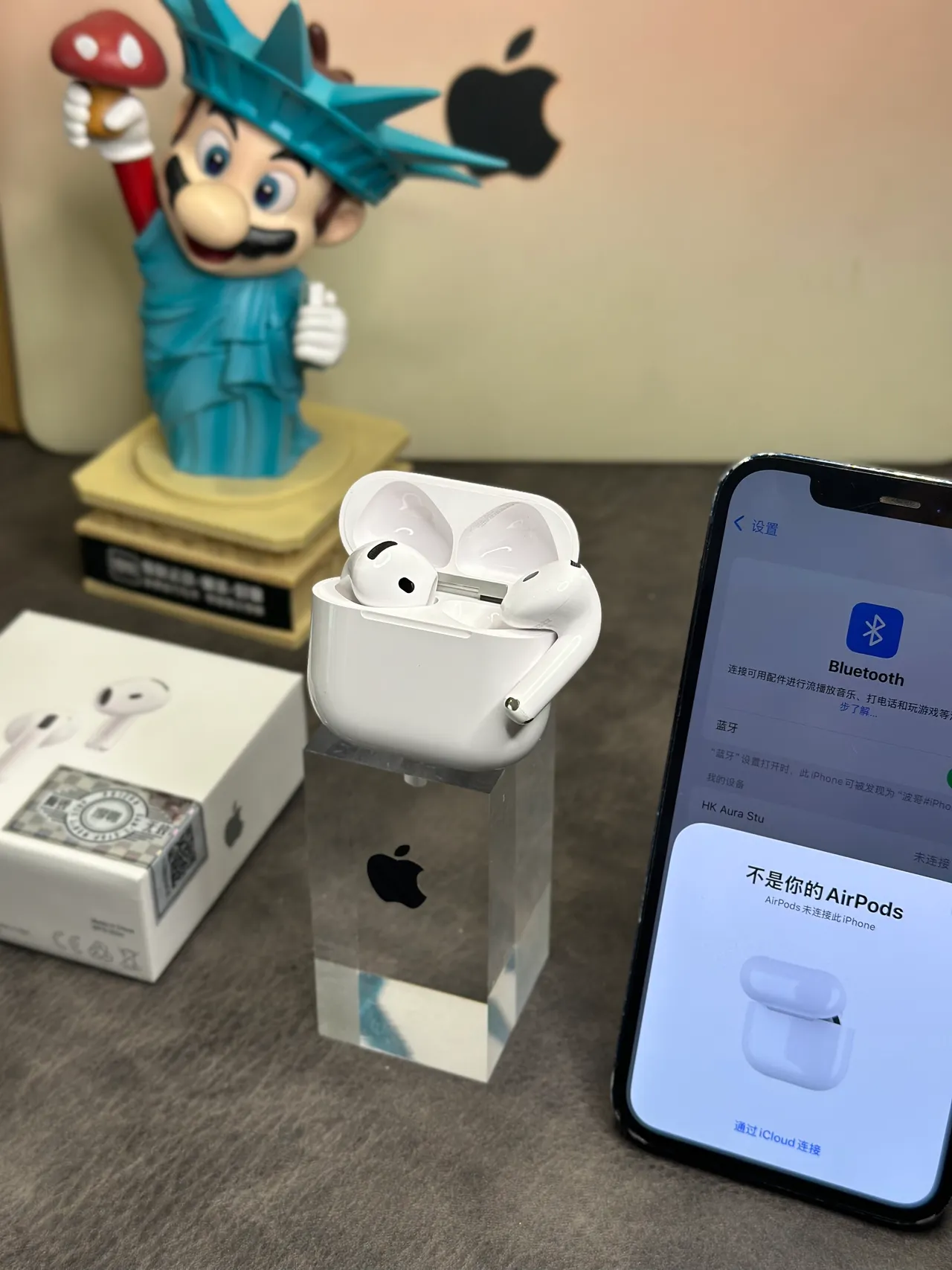 Apple AirPods White Stem-Style Matte Finish TWS Earbuds 14