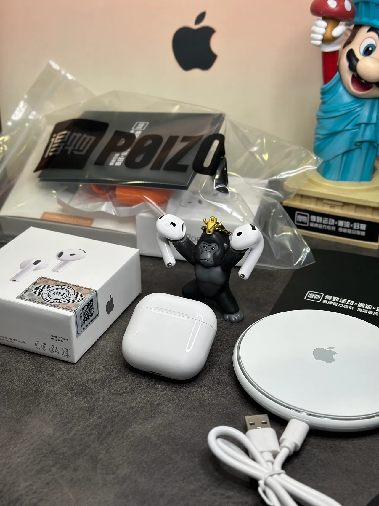 Apple AirPods White Stem-Style Matte Finish TWS Earbuds 16