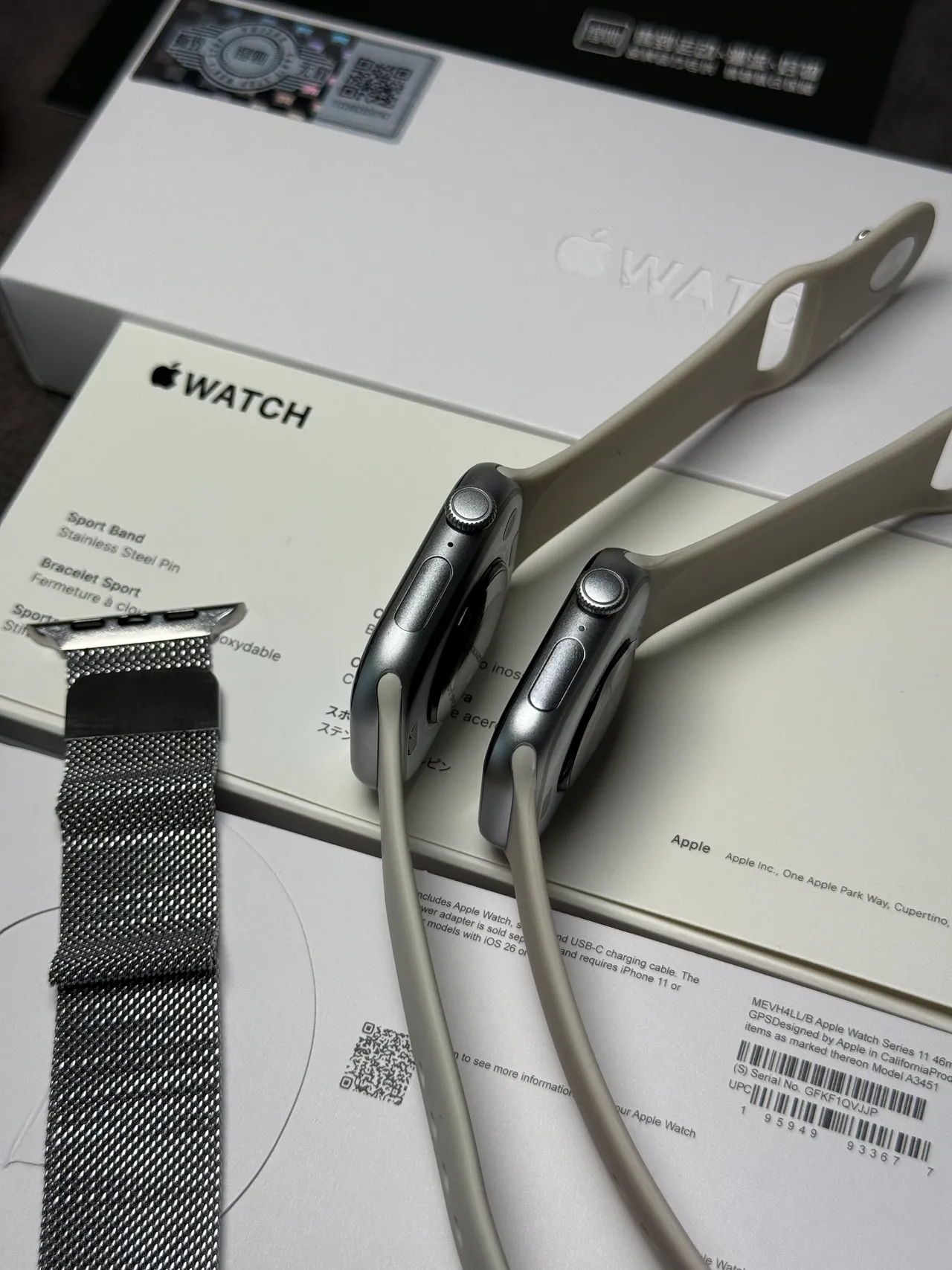 Apple Cinza Preto Aço Inoxidável Caixa Leve Esportivo Pulseira Esportivo Relógio 7