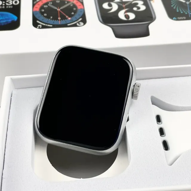 Apple Watch SE Banda Sport Branca Relógio Desportivo 5