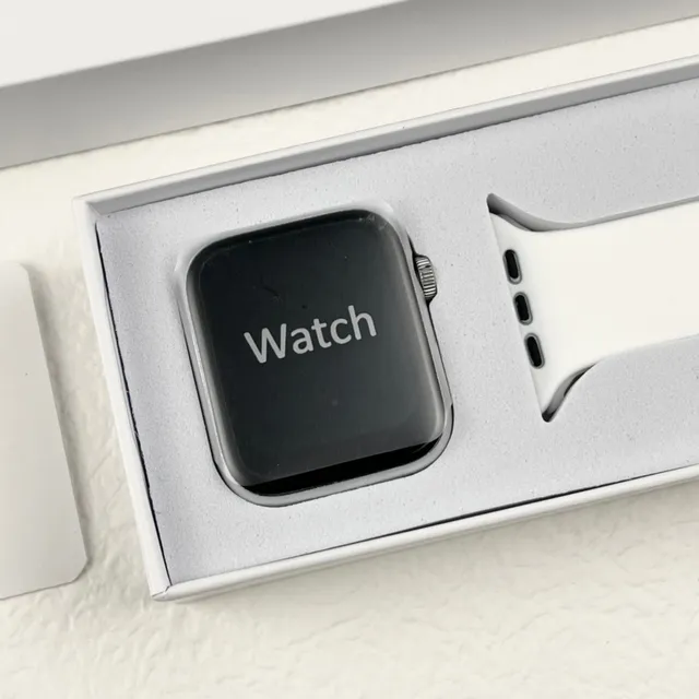 Apple Watch SE Banda Sport Branca Relógio Desportivo 6