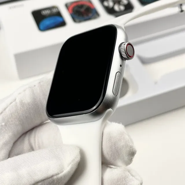 Apple Watch SE Banda Sport Branca Relógio Desportivo 7