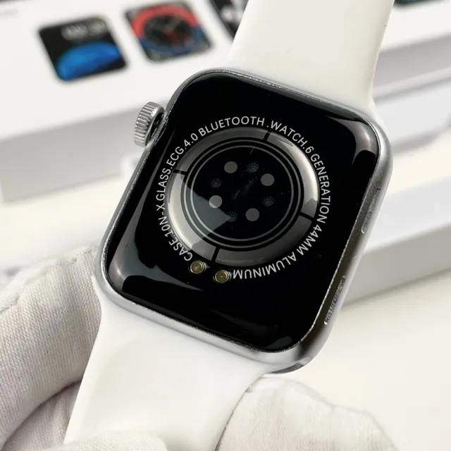Apple Watch SE Banda Sport Branca Relógio Desportivo 8