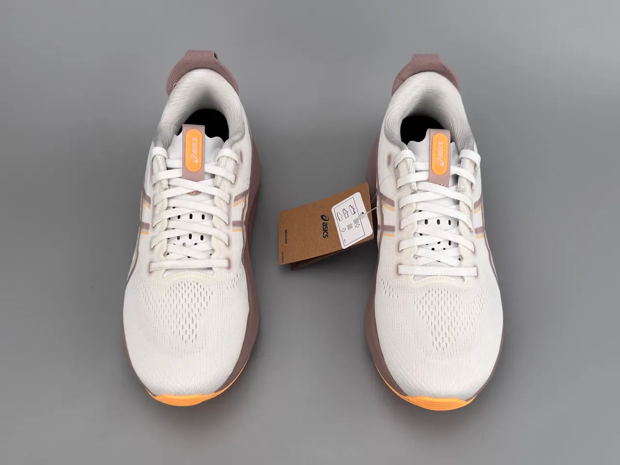 Chaussures de running ASICS Gel-Kayano 32 Off-White et Dusty Rose 8