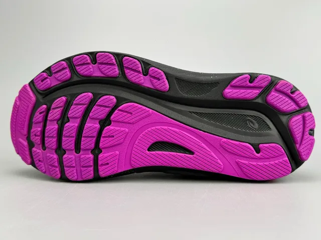 ASICS Gel-Kayano Black Purple Green-Speckled Running Shoes 3