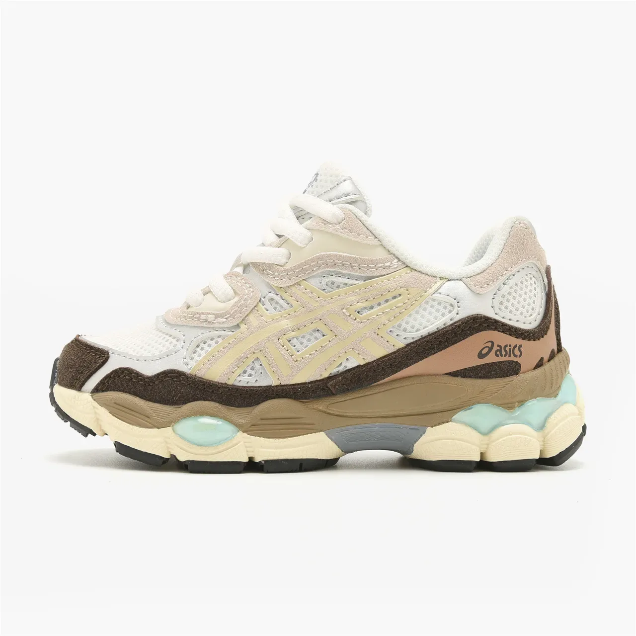 ASICS Gel-Kayano Branco Verde Camada Malha-Sintético Superior Atacadores Assimétricos Tênis Lifestyle 9