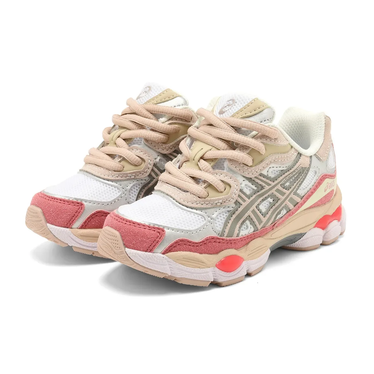 ASICS Gel-Kayano Branco Verde Camada Malha-Sintético Superior Atacadores Assimétricos Tênis Lifestyle 23