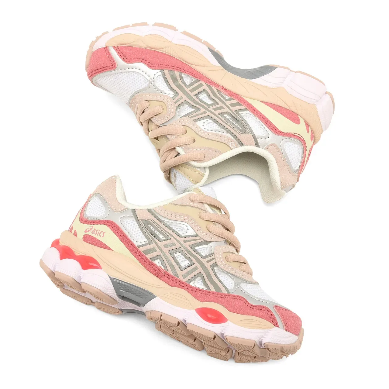 ASICS Gel-Kayano Branco Verde Camada Malha-Sintético Superior Atacadores Assimétricos Tênis Lifestyle 24