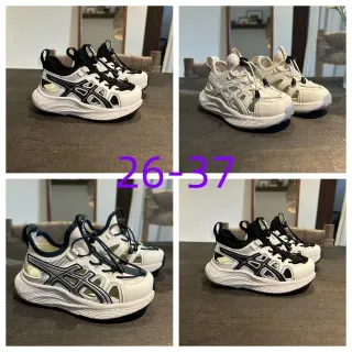 ASICS 白黑 厚底雕塑鞋底 笼式合成叠层 生活方式运动鞋