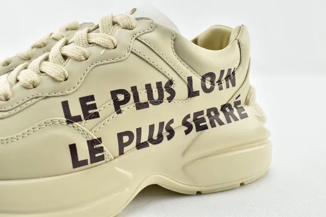 Balenciaga Beige Black Oversized Silhouette Sculpted Sole Chunky Sneakers 3