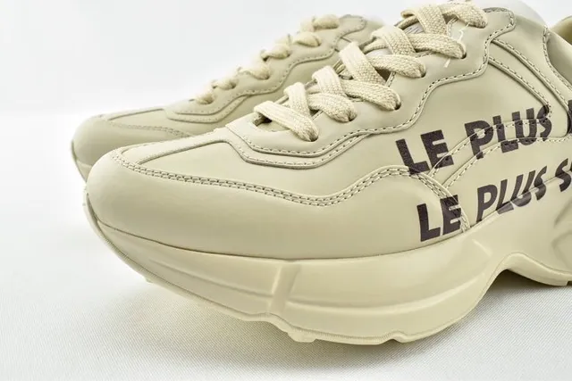 Balenciaga Beige Black Oversized Silhouette Sculpted Sole Chunky Sneakers 7