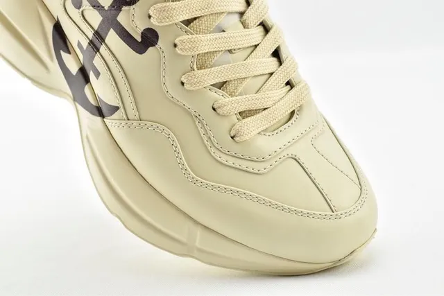 Balenciaga Beige Black Oversized Silhouette Sculpted Sole Chunky Sneakers 8