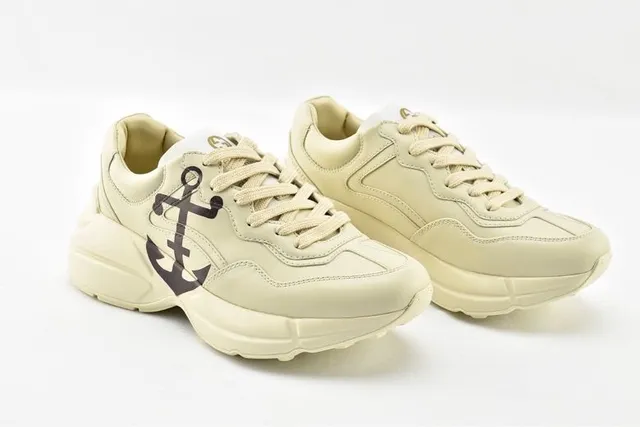 Balenciaga Beige Black Oversized Silhouette Sculpted Sole Chunky Sneakers 16