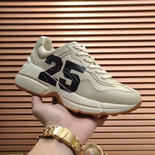 Balenciaga Defender বেইজ কালো ওভারসাইজড সোল চাঙ্কি স্নিকার্স