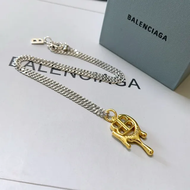 Balenciaga Logo Embroiderizado Suéter Gola Redonda Cinza Lavado Acanalado 2