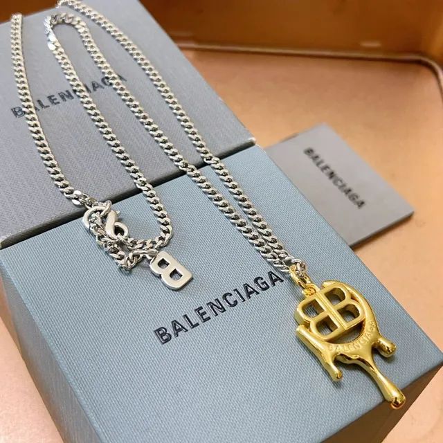 Balenciaga Logo Embroiderizado Suéter Gola Redonda Cinza Lavado Acanalado 3