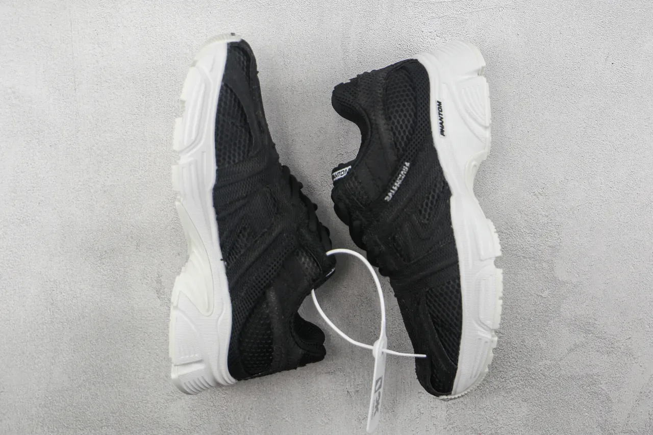 Balenciaga Phantom Chaussures Chunky Noires en Maille 2