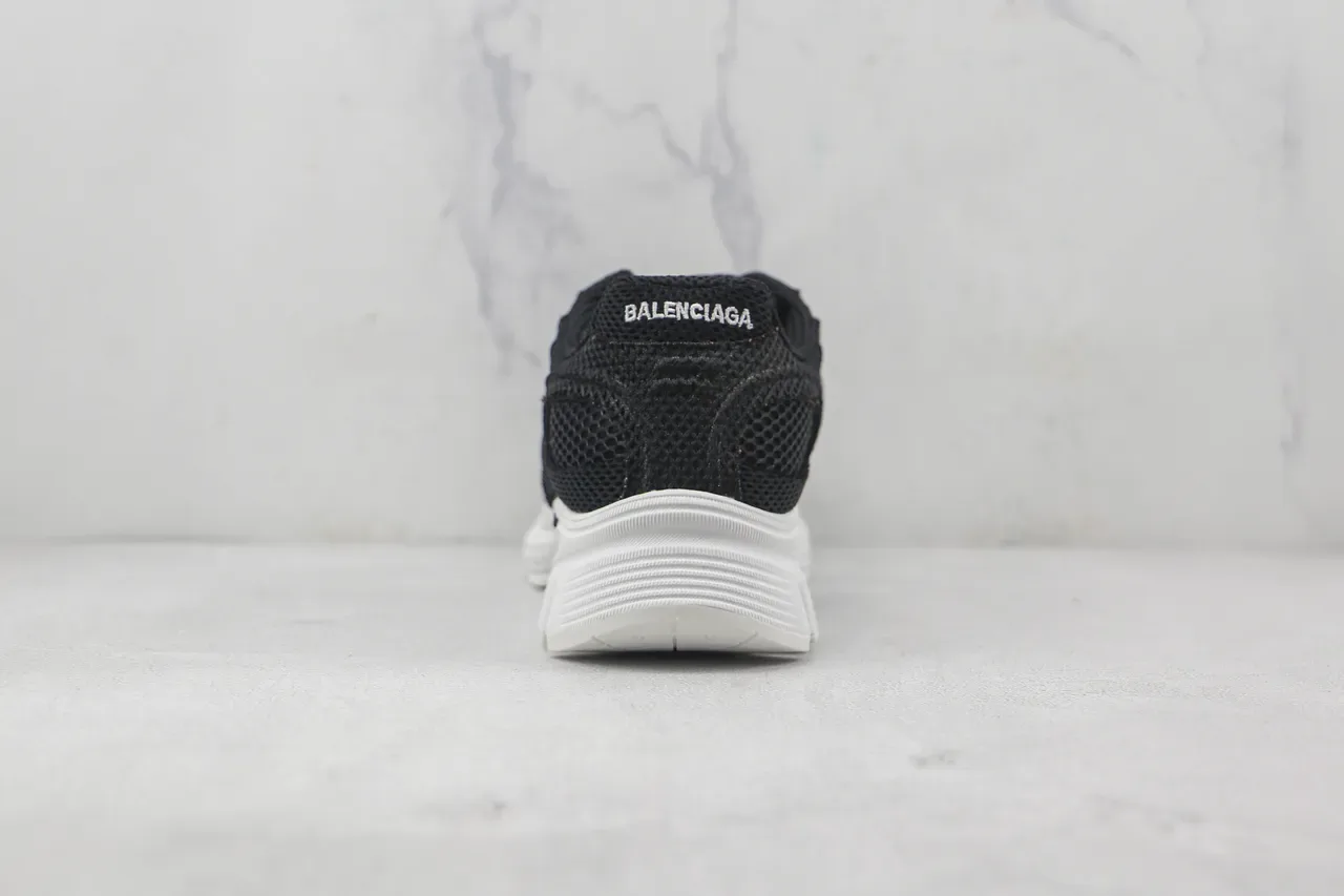 Balenciaga Phantom Chaussures Chunky Noires en Maille 9