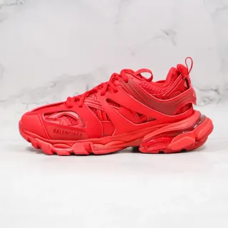 Balenciaga Runner মোনোক্রোম্যাটিক লাল চাঙ্কি স্নিকার