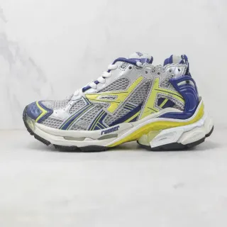 Balenciaga Runner सादा नीল হলুদ চংকি স্নিকার