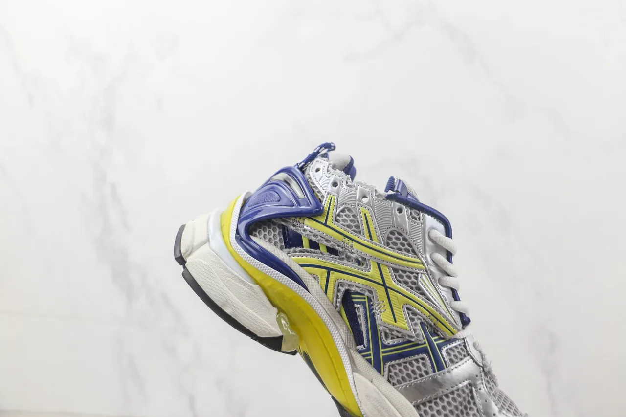 Balenciaga Runner White Blue Yellow Chunky Sneakers 5