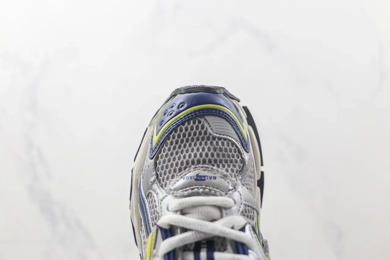Balenciaga Runner White Blue Yellow Chunky Sneakers 6