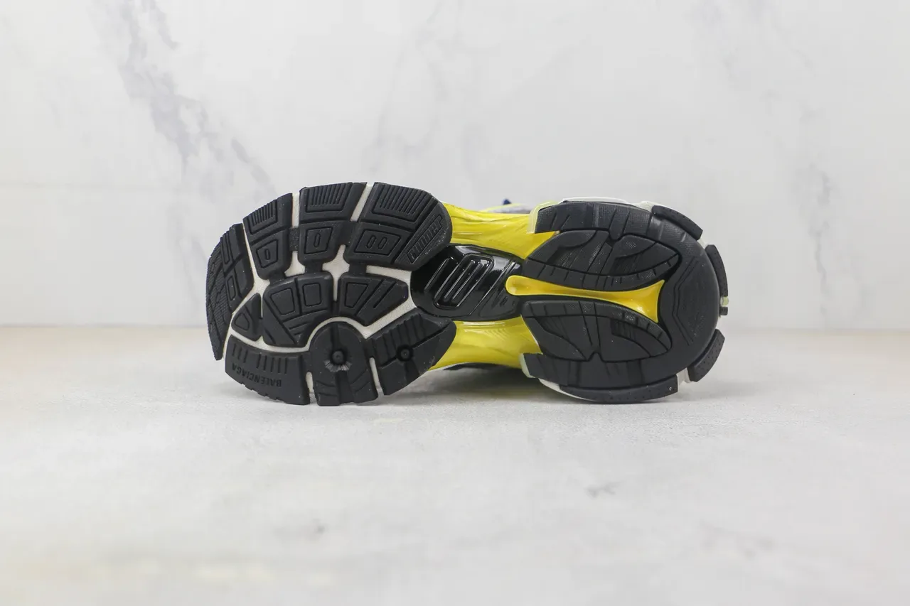 Balenciaga Runner White Blue Yellow Chunky Sneakers 8