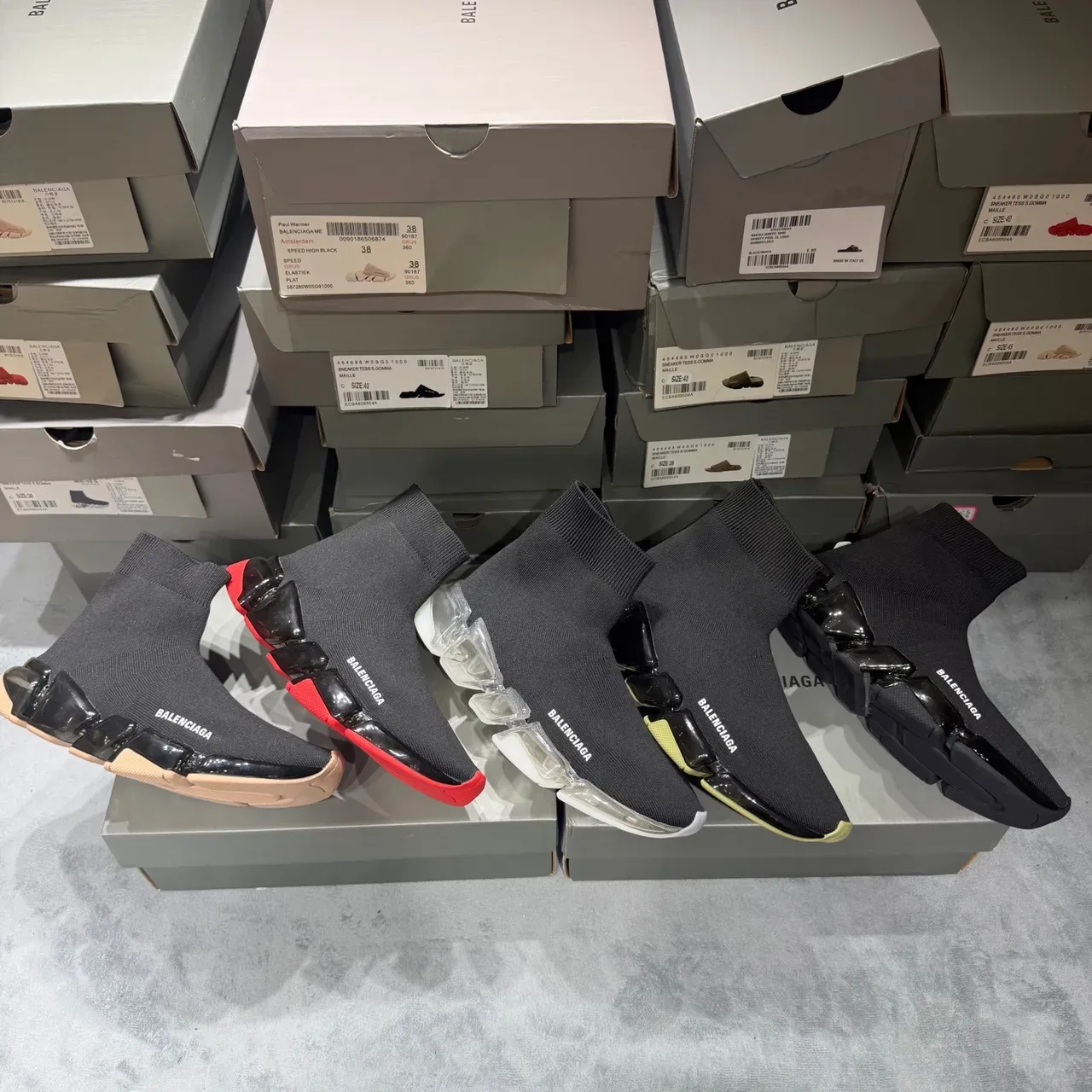 Balenciaga Speed Trainer Black Sock-Fit أحذية رياضية أسلوب حياة 2