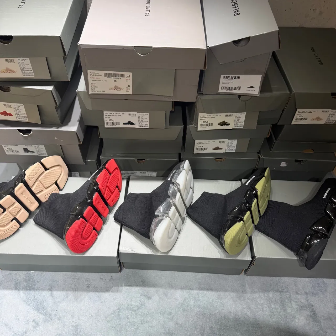 Balenciaga Speed Trainer Black Sock-Fit أحذية رياضية أسلوب حياة 3